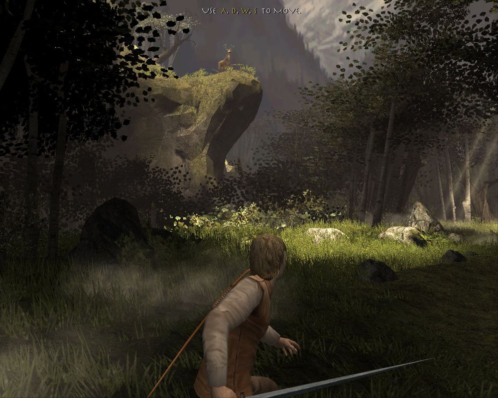 Eragon (Windows) screenshot: Hunting a deer