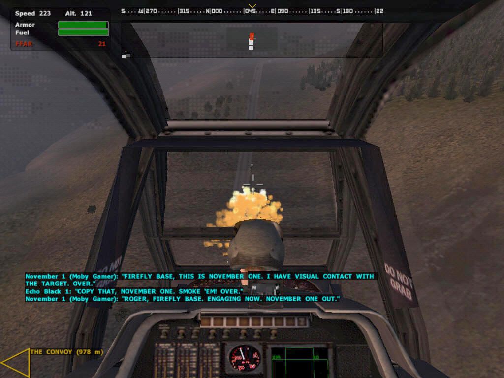 Operation Flashpoint: Gold Upgrade (Windows) screenshot: Death from above (mission)