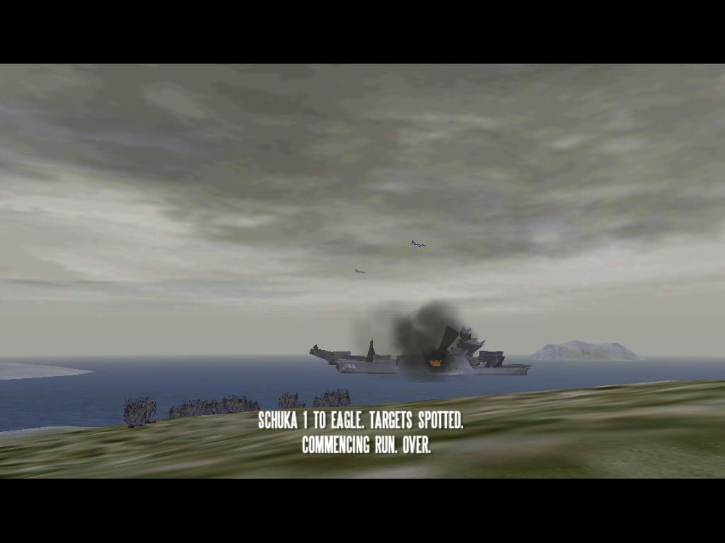 Operation Flashpoint: Gold Upgrade (Windows) screenshot: An enemy ship is destroyed with an air strike after the AA has been taken out