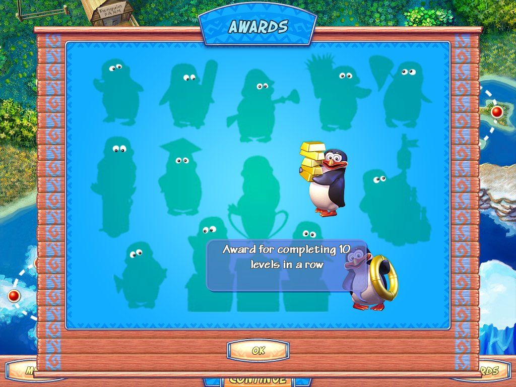 Penguins' Journey (Windows) screenshot: Awards