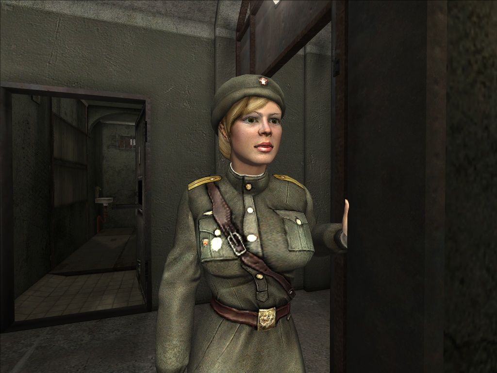 The Stalin Subway (Windows) screenshot: Gleb's childhood friend, Elena Lapina