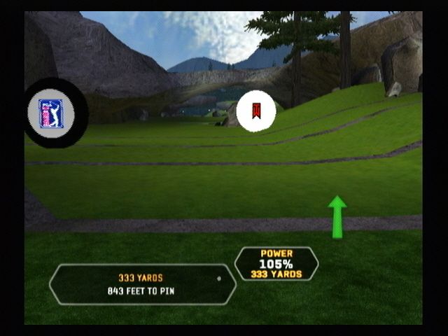 Tiger Woods PGA Tour 08 (Wii) screenshot: Bonus items in a mini-game.