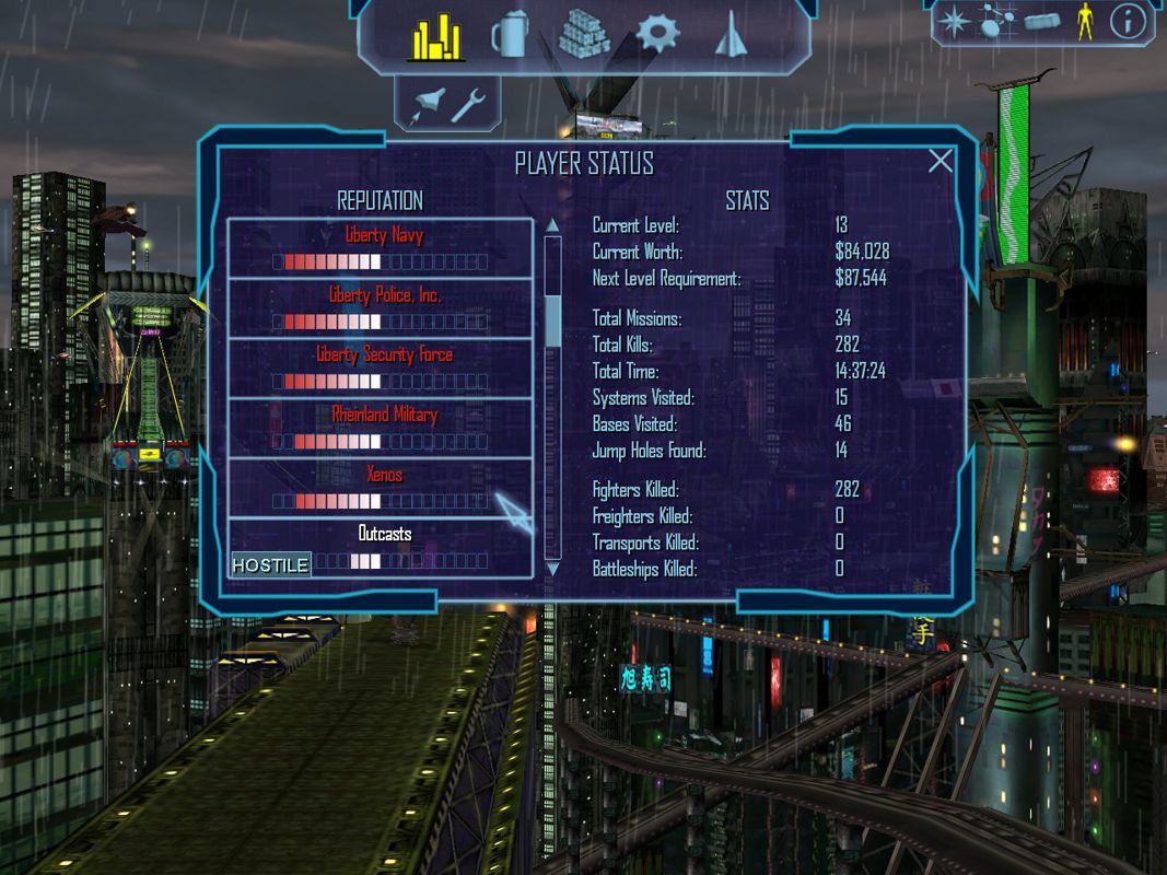 Screenshot of Freelancer (Windows, 2003) - MobyGames