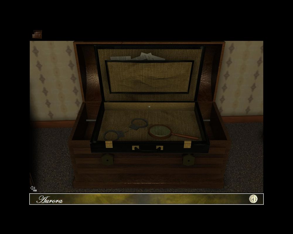 Aurora: The Secret Within (Windows) screenshot: A detective's necessary tools of trade