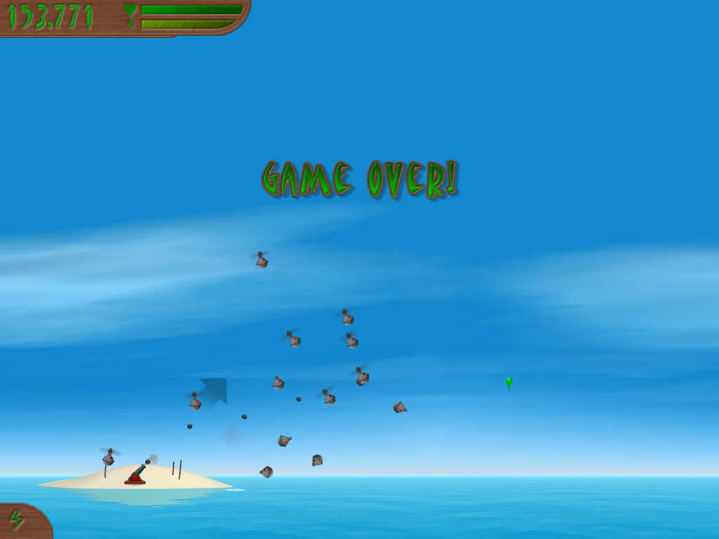 Island Wars 2 (Windows) screenshot: Those drones overtook me.