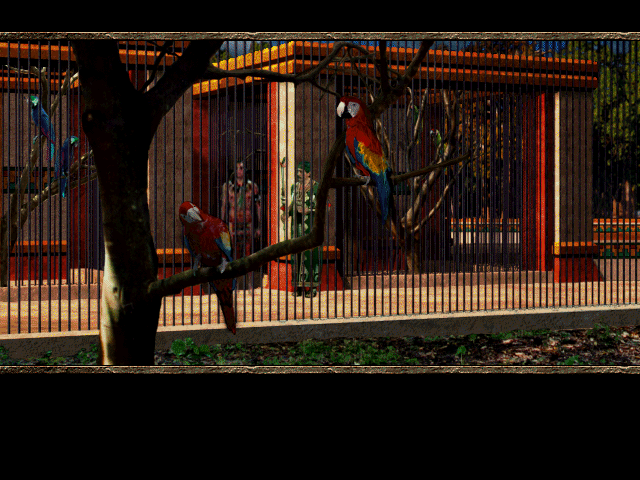 The Crystal Skull (Windows 3.x) screenshot: Bird cage