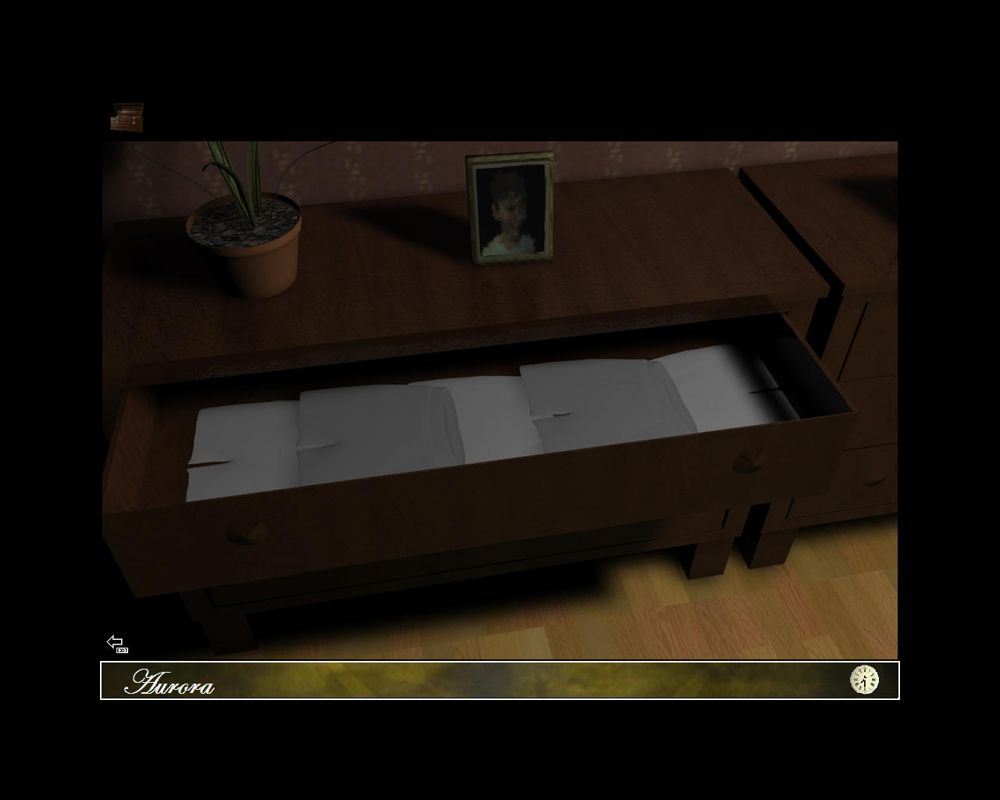 Aurora: The Secret Within (Windows) screenshot: The things you find in adventure games ...