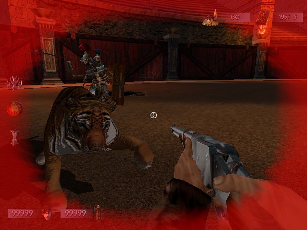 Will Rock (Windows) screenshot: Tiger and skeleton? Well, come to see Uncle Will