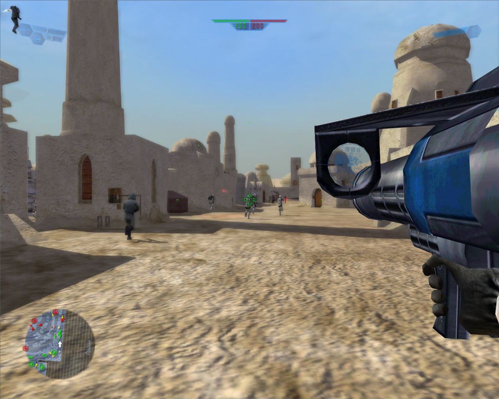 Star Wars: Battlefront (Windows) screenshot: Troops attacking