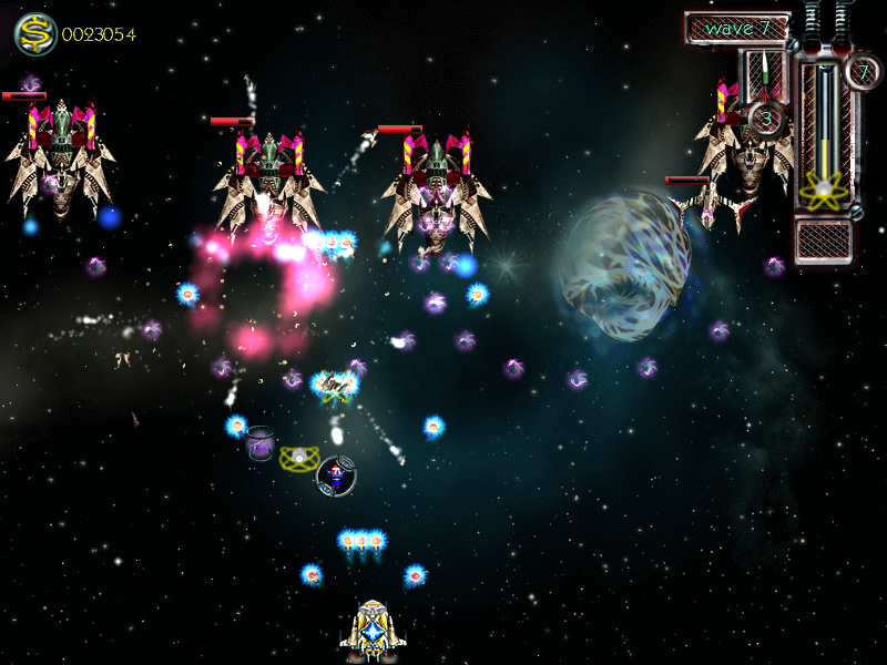 Alien Outbreak 2: Invasion (Windows) screenshot: Pick-ups galore, but is it worth the risk?