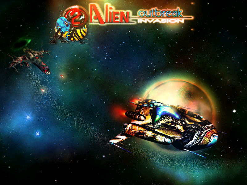 Alien Outbreak 2: Invasion (Windows) screenshot: Title screen