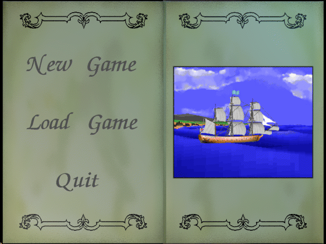 Screenshot of Sea Legends (DOS, 1996) - MobyGames