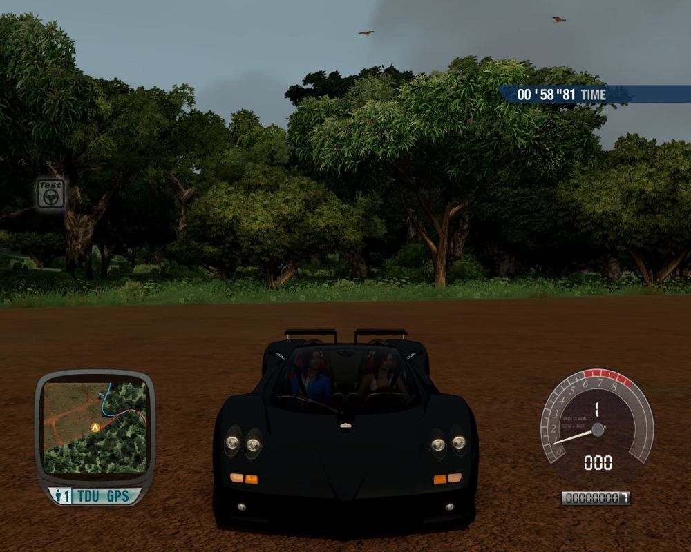 Test Drive Unlimited: Megapack (Windows) screenshot: Pagani Zonda C12S Roadster