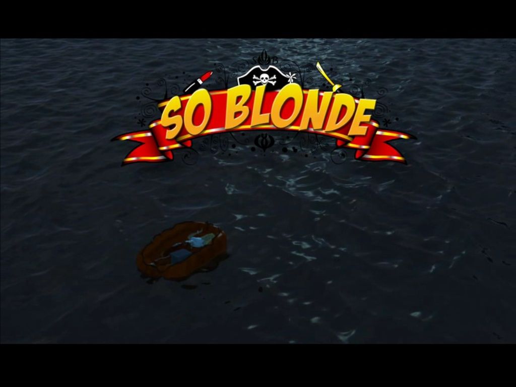 So Blonde (Windows) screenshot: Title Screen