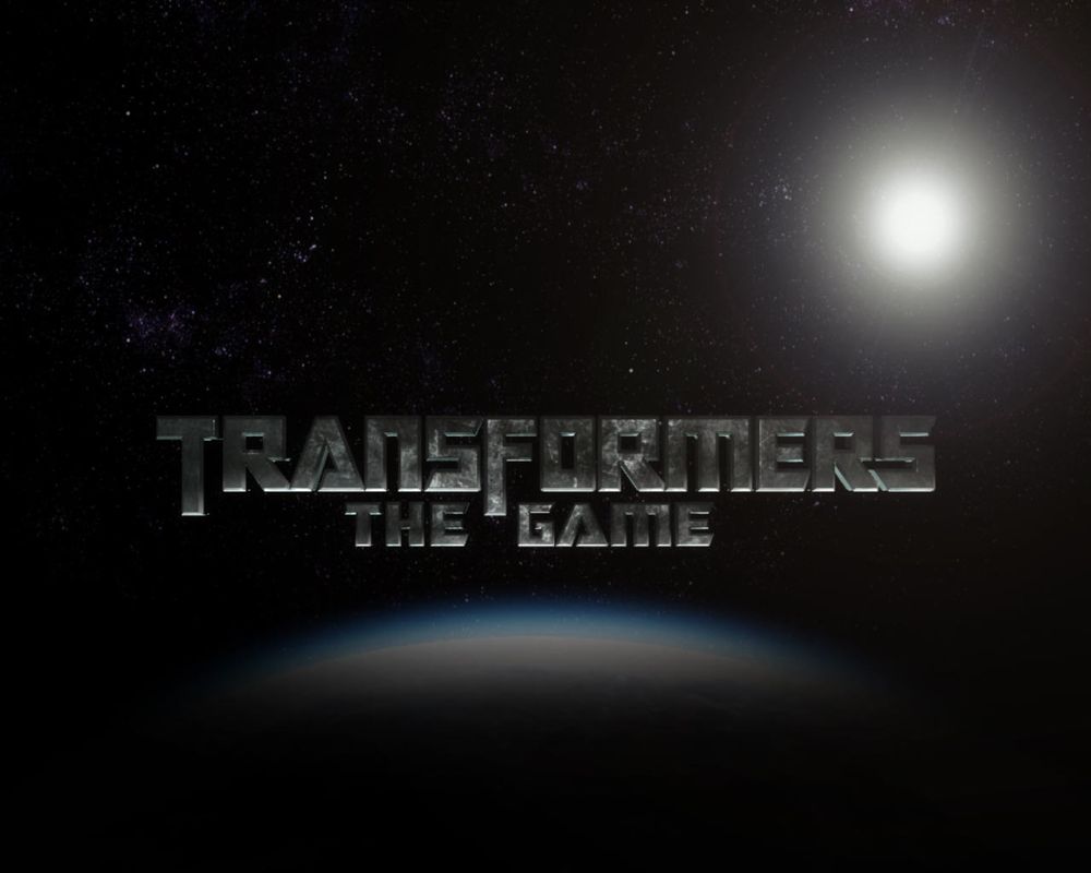 Transformers: The Game (Windows) screenshot: Title screen