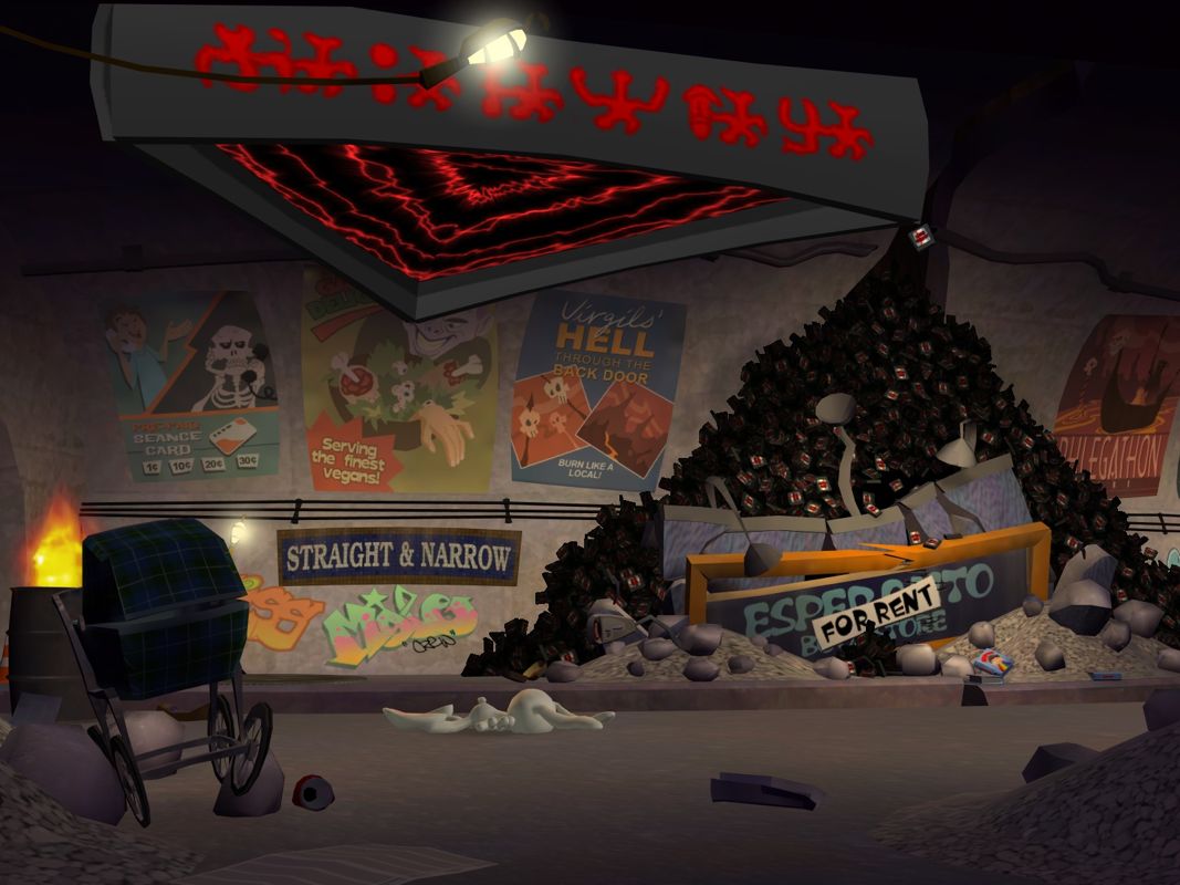 Sam & Max: Season Two - What's New Beelzebub? (Windows) screenshot: Max arrives in the new episode.