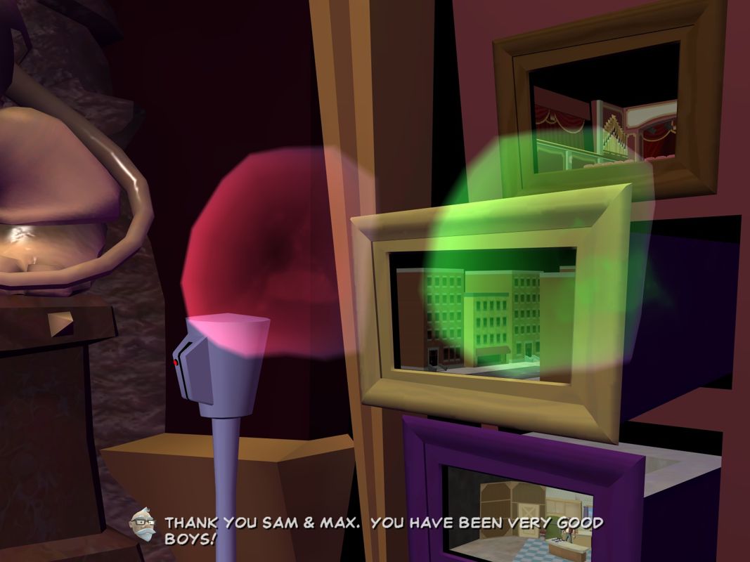 Sam & Max: Season Two - What's New Beelzebub? (Windows) screenshot: Rescued two souls from eternal damnation.