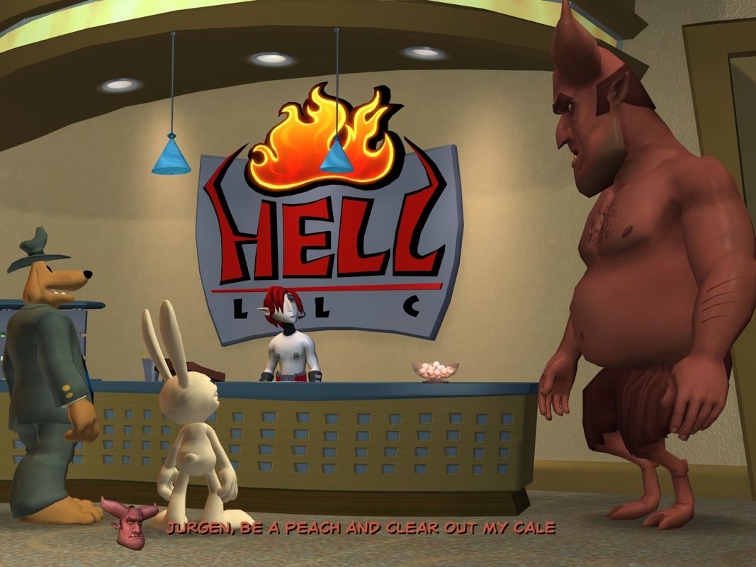 Sam & Max: Season Two - What's New Beelzebub? (Windows) screenshot: Hell went corporate.