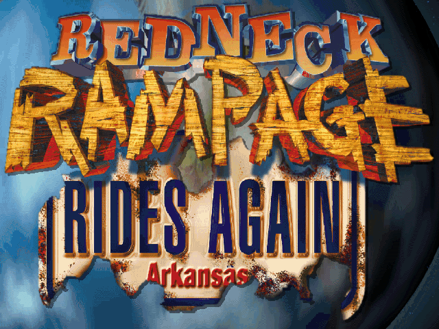Redneck Rampage Rides Again (DOS) screenshot: Title screen