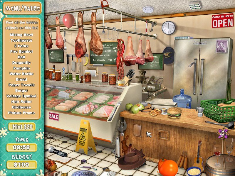 Cooking Quest (Windows) screenshot: Butcher shop
