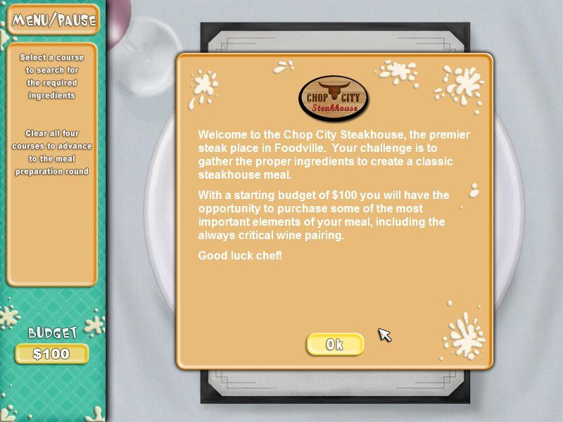 Cooking Quest (Windows) screenshot: Restaurant introduction