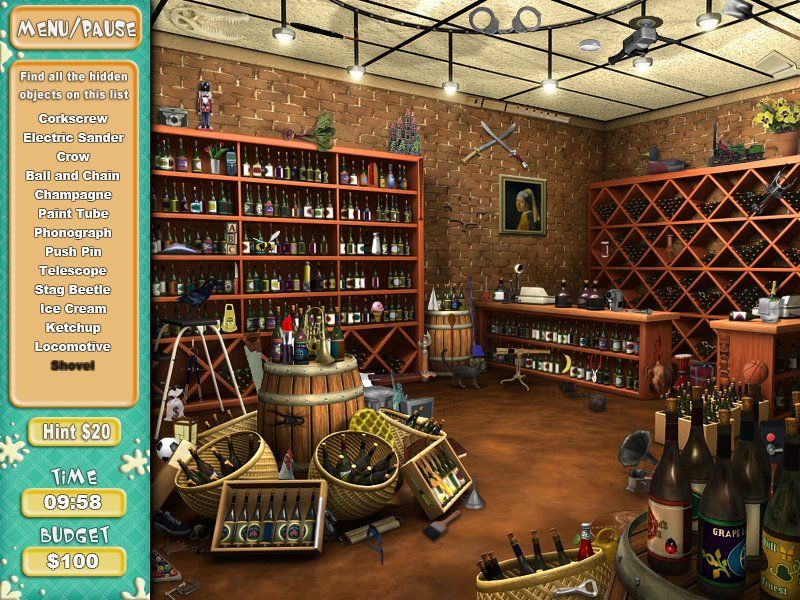 Cooking Quest (Windows) screenshot: Cellar