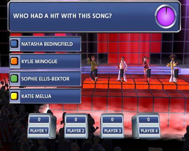 Buzz! The Pop Quiz (PlayStation 2) screenshot: Name That Band