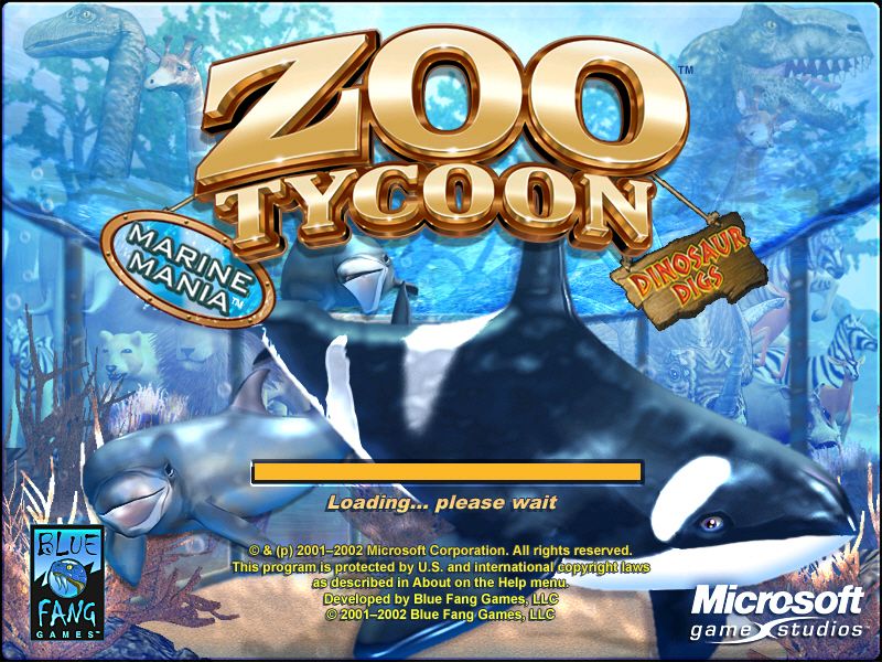 Zoo Tycoon: Complete Collection (Windows) screenshot: Loading screen