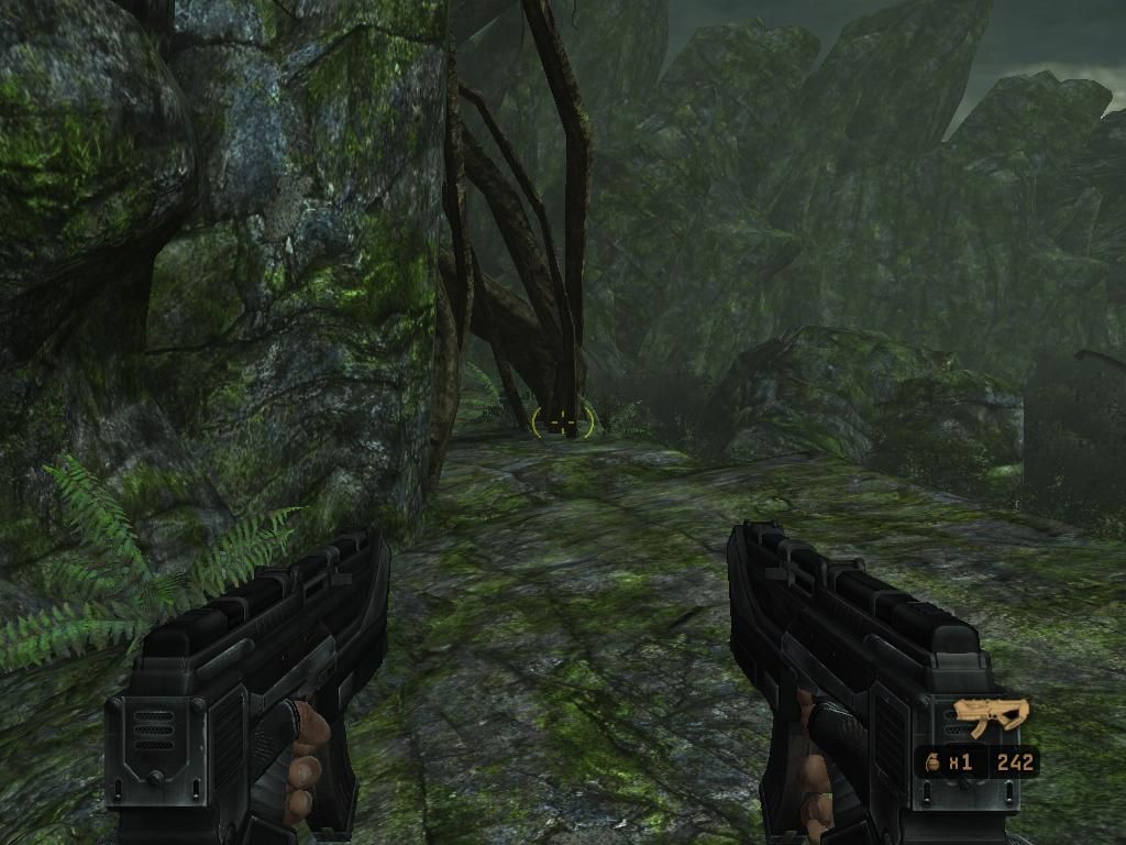 Turok (Windows) screenshot: Yes, dual wielding is possible.