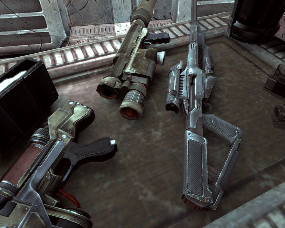 Turok (Windows) screenshot: Some of the weapons you can use in this game.