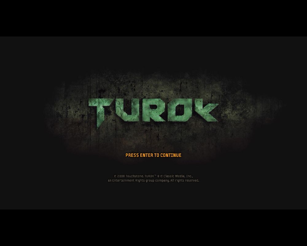 Turok (Windows) screenshot: Title screen