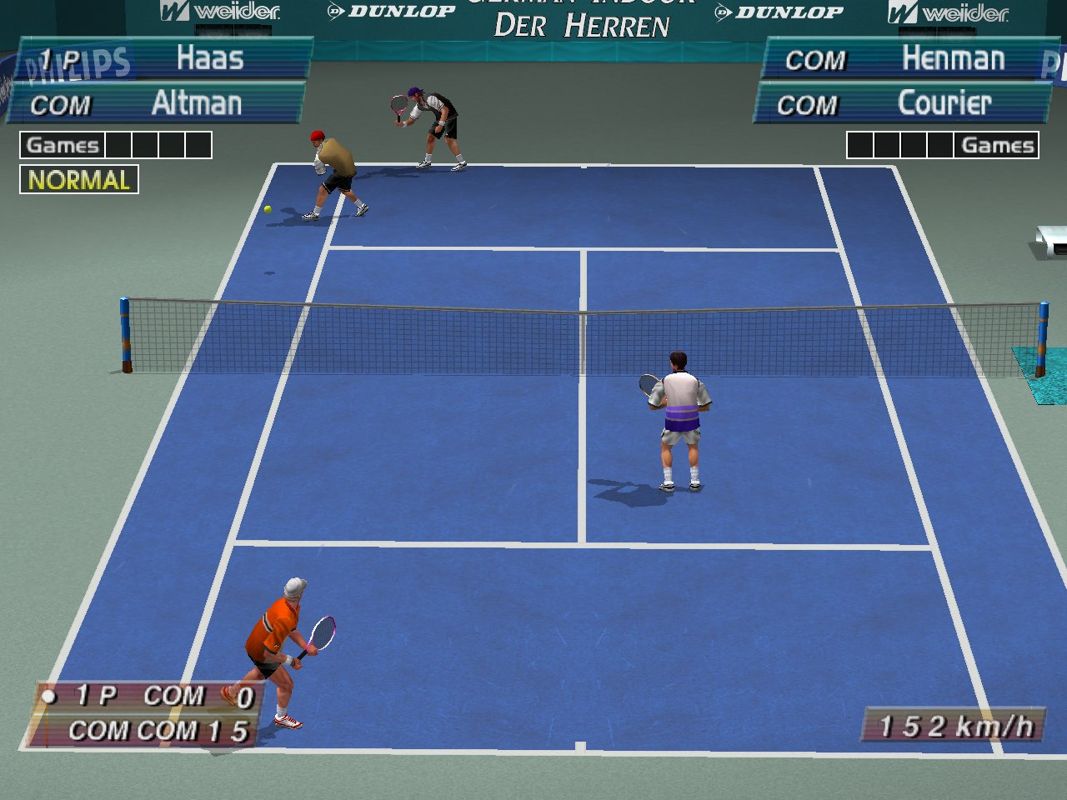 Virtua Tennis (Windows) screenshot: Doubles