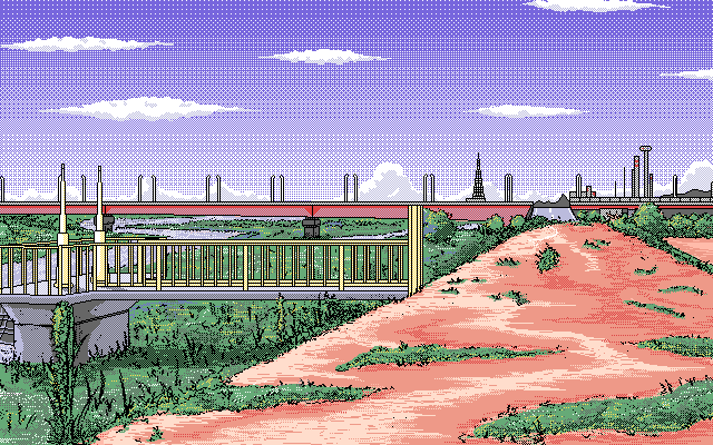 if 2 (PC-98) screenshot: ...or even outside of the city