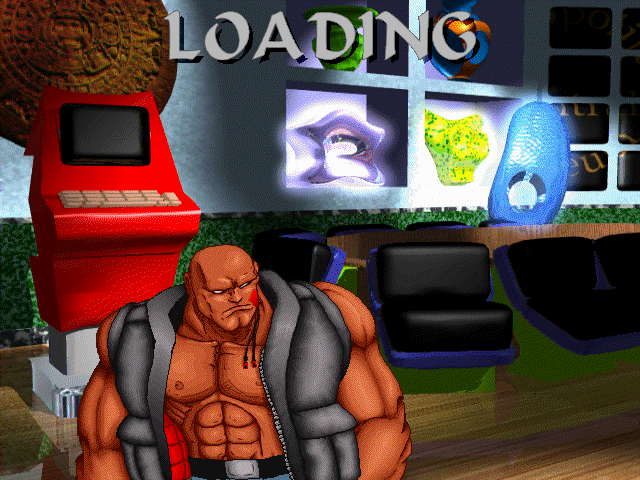 Cyber Police (DOS) screenshot: Loading screen
