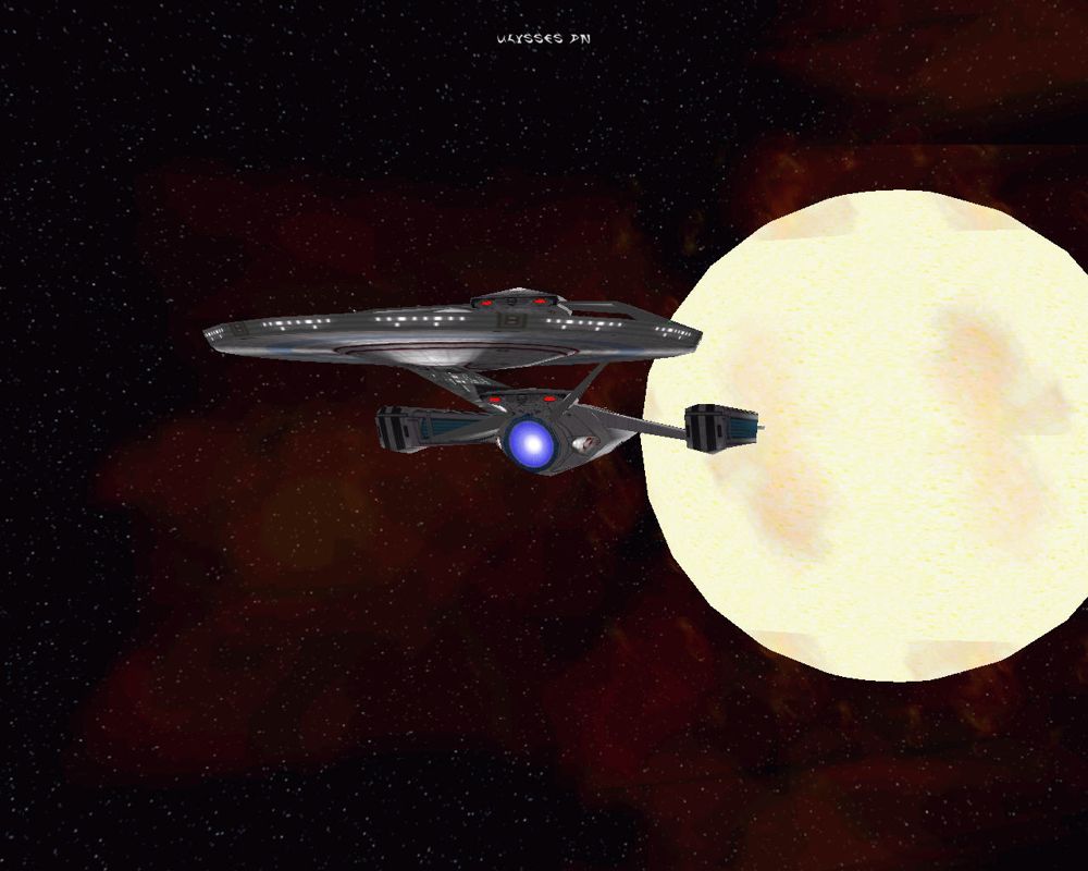 Star Trek: Klingon Academy (Windows) screenshot: Federation ship Ulysses