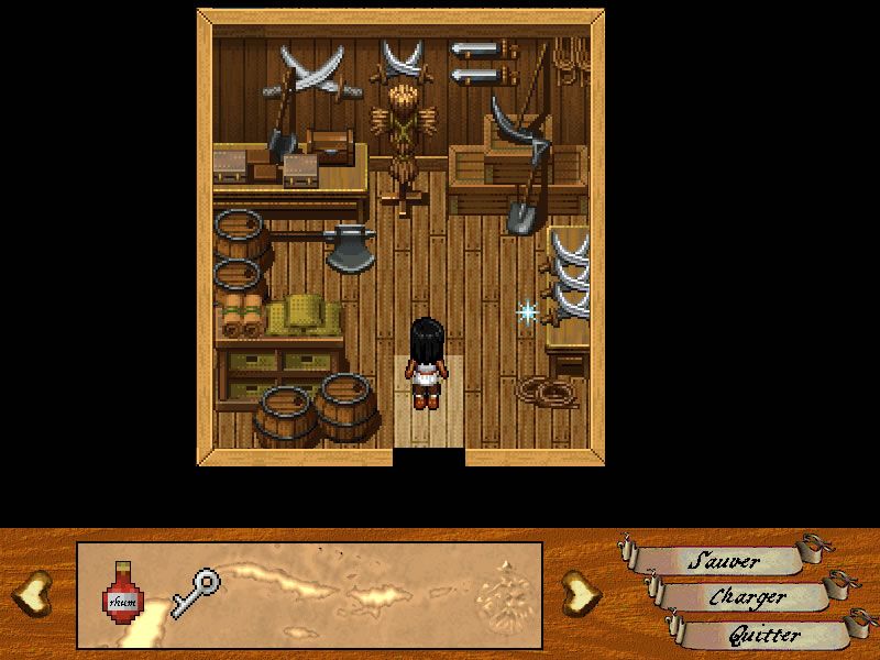 Dread Mac Farlane (Windows) screenshot: You will need a key to enter this area.