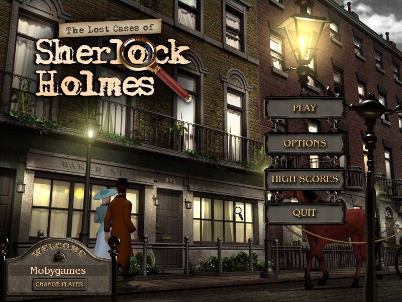 The Lost Cases of Sherlock Holmes (Windows) screenshot: Title screen