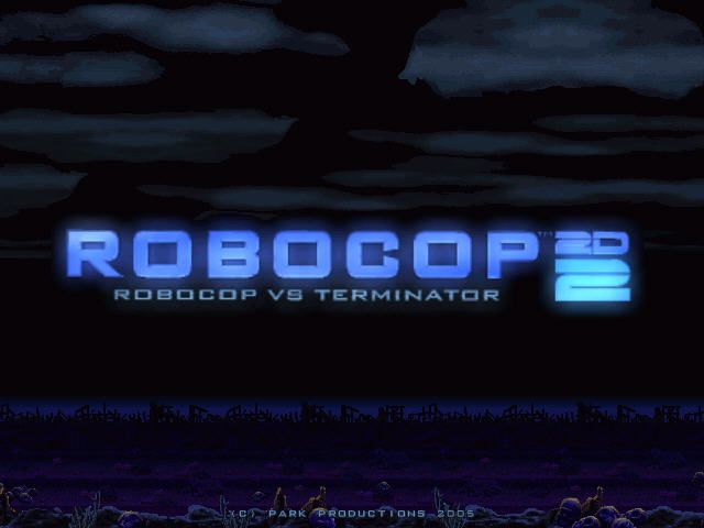 Robocop 2D 2: Robocop vs Terminator (Windows) screenshot: Title screen