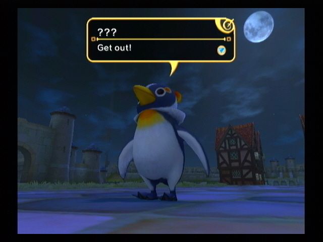 Final Fantasy: Crystal Chronicles - My Life as a King (Wii) screenshot: A mysterious puffin