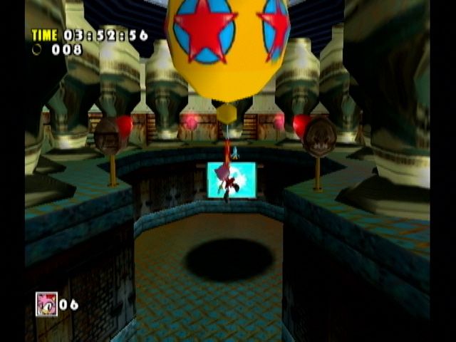 Sonic Adventure DX (Director's Cut) (GameCube) screenshot: Escape!
