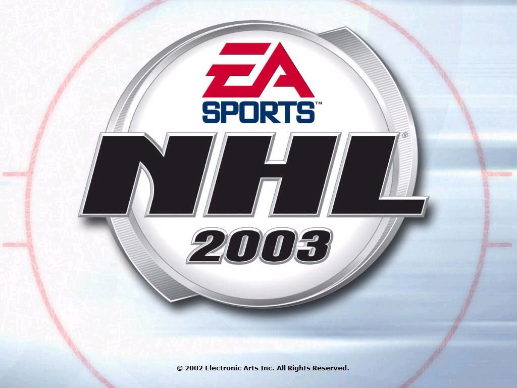 NHL 2003 (Windows) screenshot: Title screen