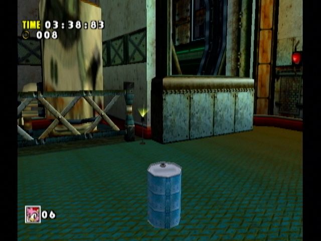 Sonic Adventure DX (Director's Cut) (GameCube) screenshot: So stealth will be required.