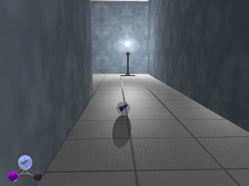 Marble Mayhem (Windows) screenshot: Exploring the main hub.