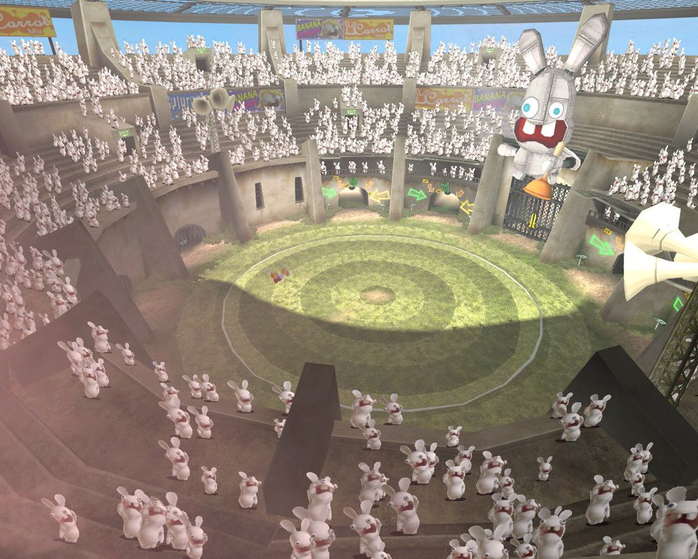 Screenshot of Rayman: Raving Rabbids (Windows, 2006) - MobyGames