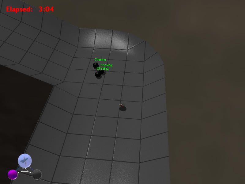 Marble Mayhem (Windows) screenshot: Chase sequence