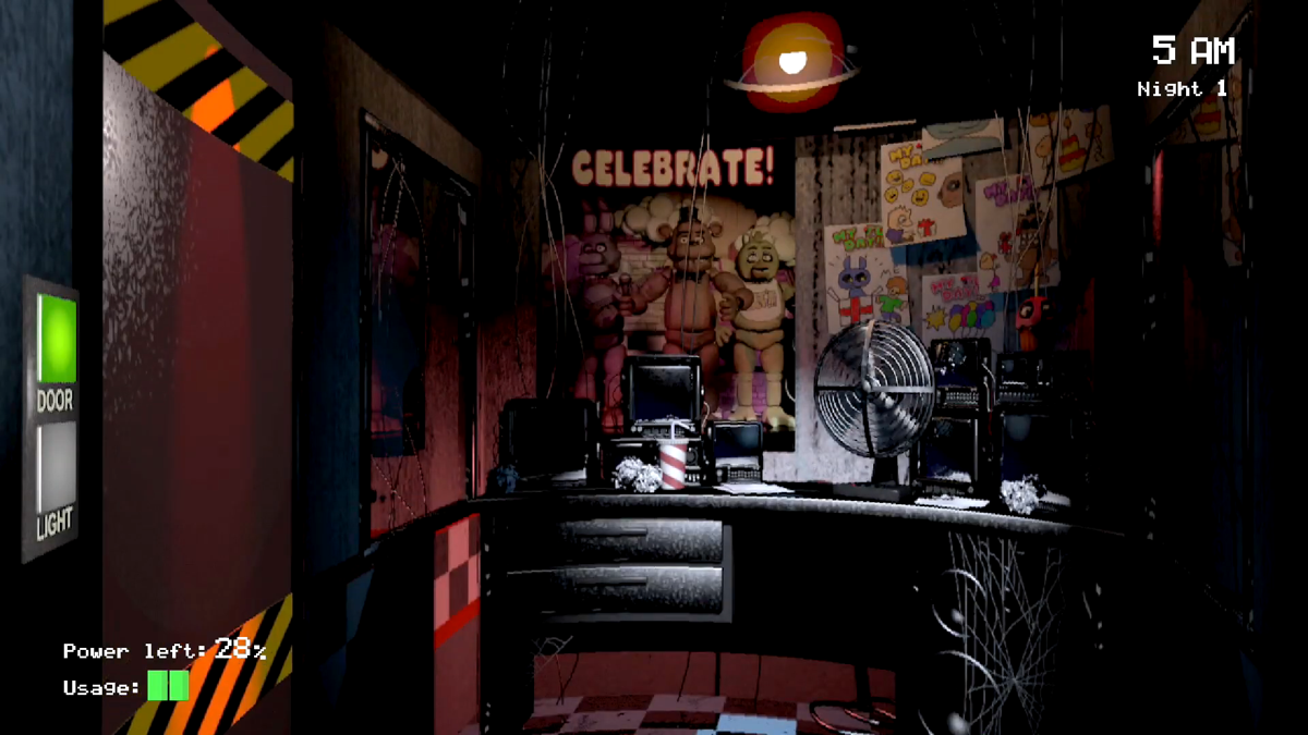 Screenshot of Five Nights at Freddy's (PlayStation 4, 2014) - MobyGames