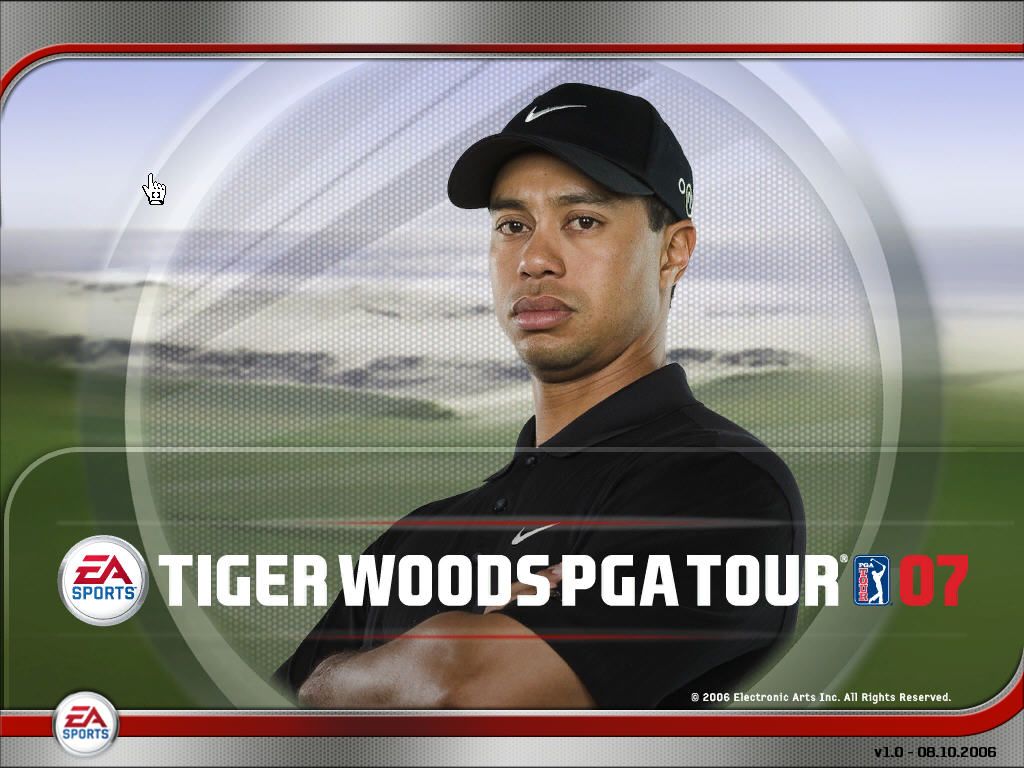 Tiger Woods PGA Tour 07 (Windows) screenshot: Title screen