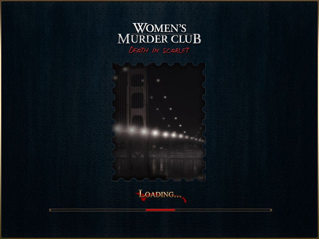 James Patterson: Women's Murder Club - Death in Scarlet (Windows) screenshot: Loading screen