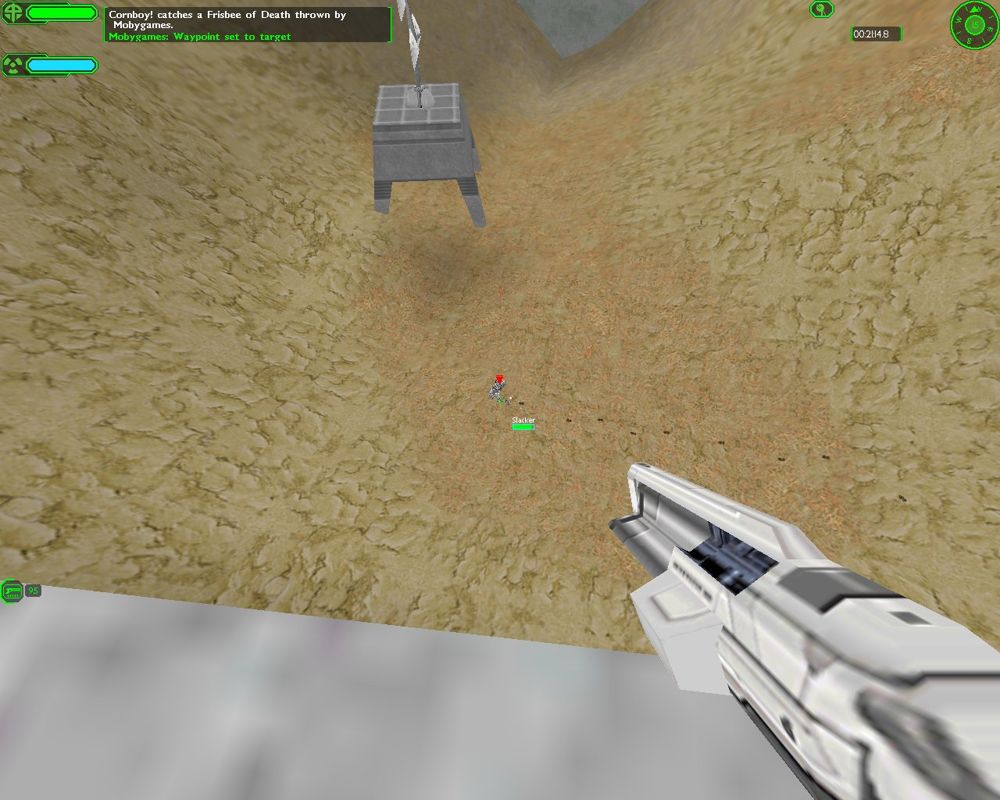 Starsiege: Tribes (Windows) screenshot: Weapon tutorial: the chaingun
