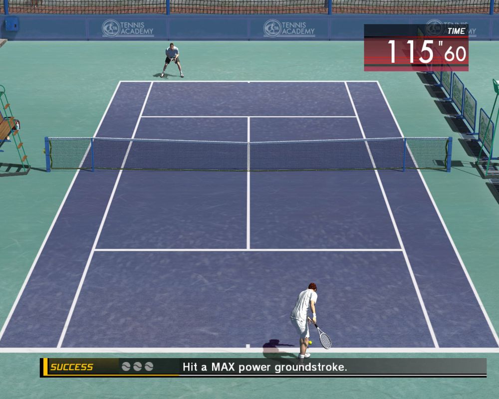Virtua Tennis 3 (Windows) screenshot: Tennis school